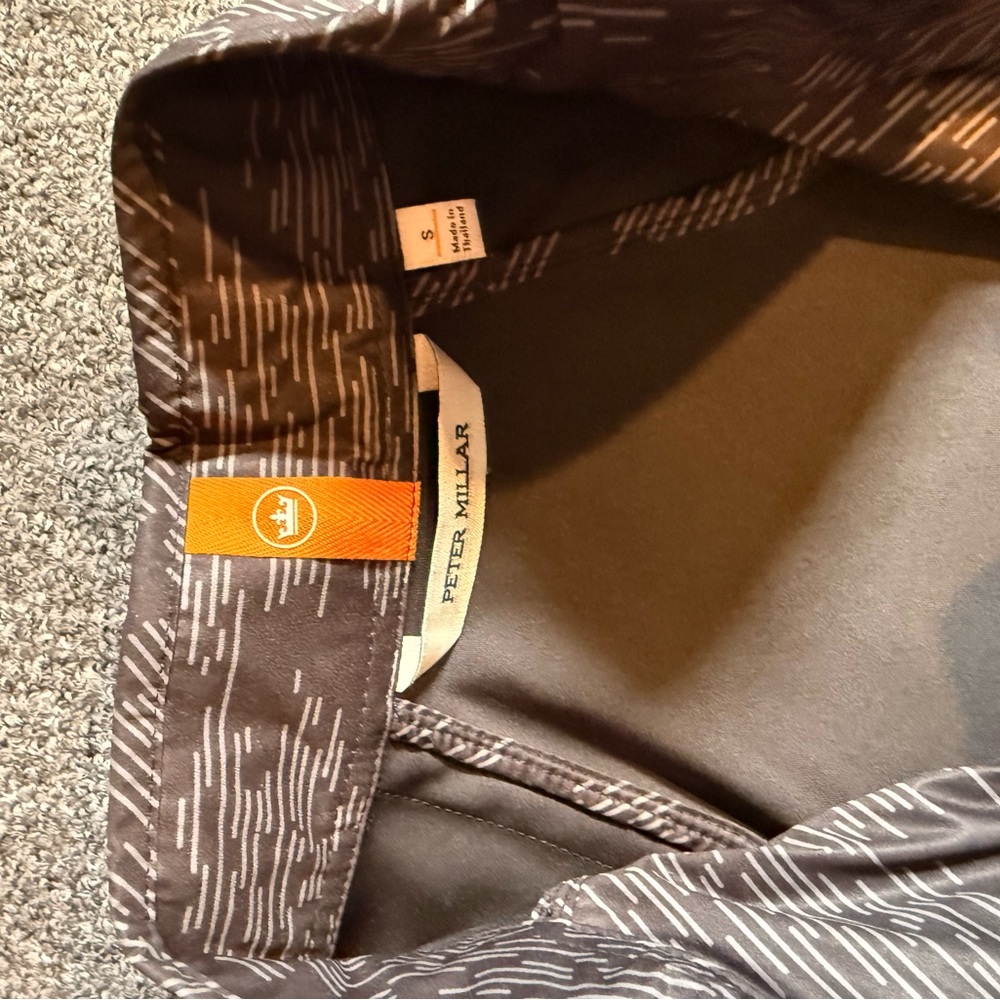 Peter Millar Dark Gray Patterned Jacket - image 4